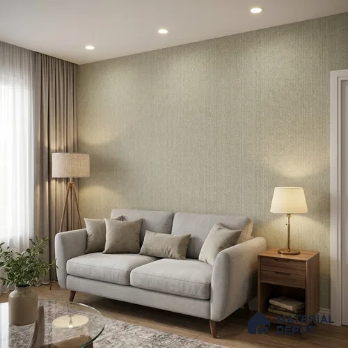 10326-4 | 5 Meter x 42 Inches Fabric Look Wallpaper - 57 Sq. Ft.