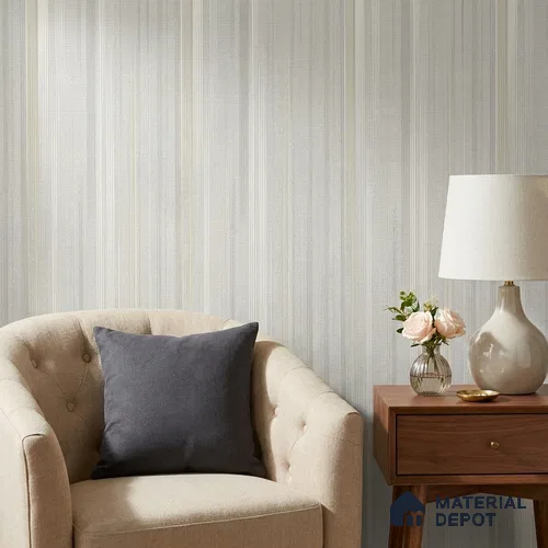 10329-1 | 5 Meter x 42 Inches Fabric Look Wallpaper - 57 Sq. Ft.