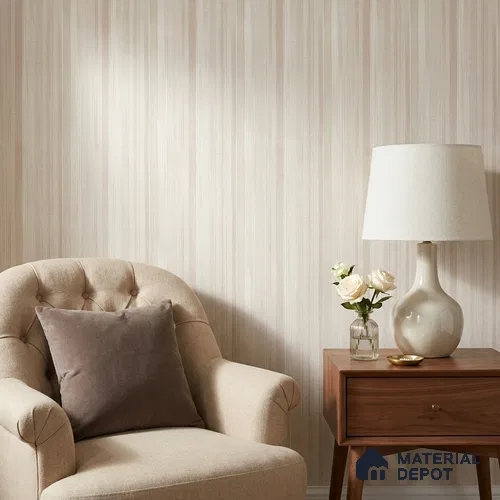 10329-2 | 5 Meter x 42 Inches Fabric Look Wallpaper - 57 Sq. Ft.