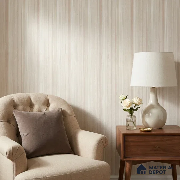 10329-2 | 5 Meter x 42 Inches Fabric Look Wallpaper - 57 Sq. Ft.