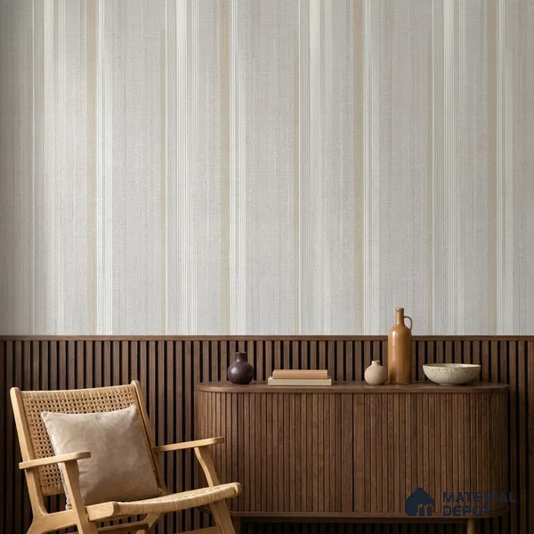 10329-3 | 5 Meter x 42 Inches Fabric Look Wallpaper - 57 Sq. Ft.