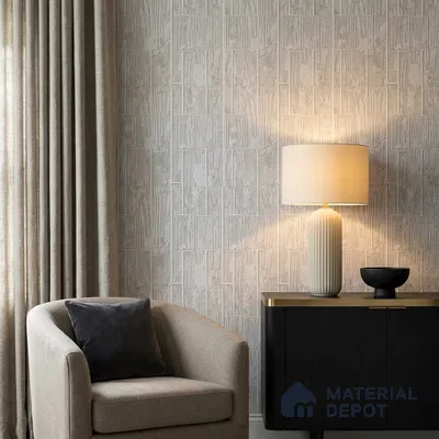 AA100801 | 9.5 Meter x 21 Inch PVC Patterned Look Wallpaper - 55 Sq. Ft. | Minimum 15% wastage during installation