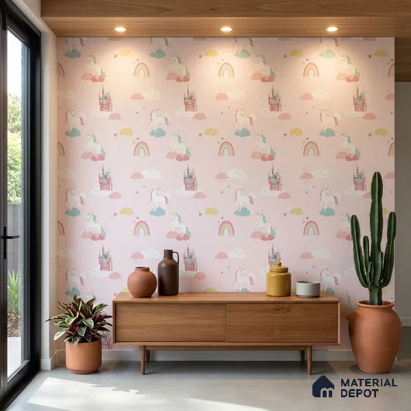 5148-2 | 5 Meter x 42 Inch PVC Patterned Look Wallpaper - 57 Sq. Ft. | Minimum 15% wastage during installation