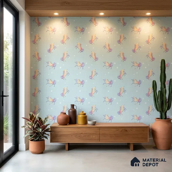 88441-2 | 5 Meter x 42 Inch PVC Patterned Look Wallpaper - 57 Sq. Ft. | Minimum 15% wastage during installation