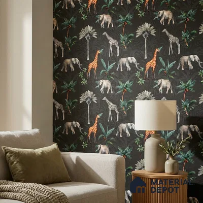 5131-2 | 5 Meter x 42 Inch PVC Animal Print Look Wallpaper - 57 Sq. Ft. | Minimum 15% wastage during installation