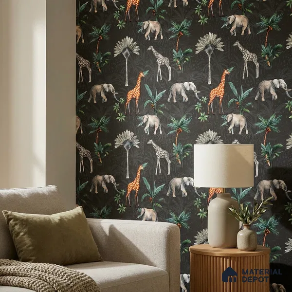 5131-2 | 5 Meter x 42 Inch PVC Animal Print Look Wallpaper - 57 Sq. Ft. | Minimum 15% wastage during installation
