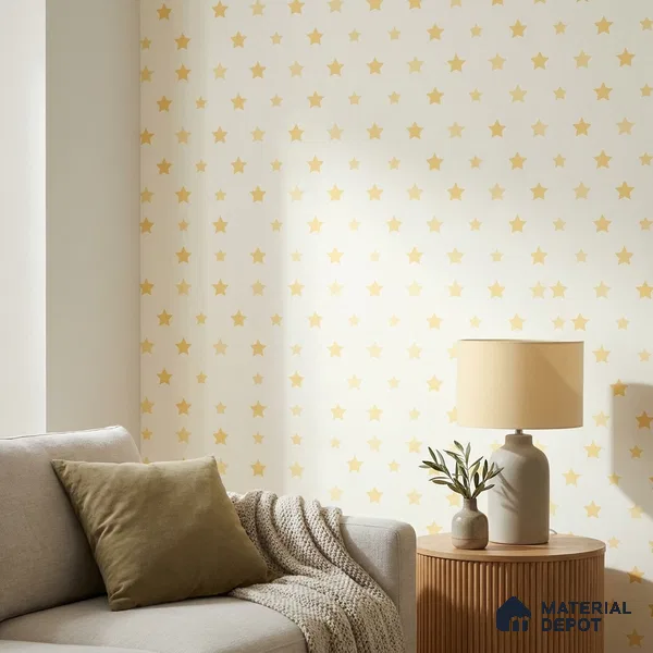 5152-1 | 5 Meter x 42 Inch PVC Patterned Look Wallpaper - 57 Sq. Ft. | Minimum 15% wastage during installation