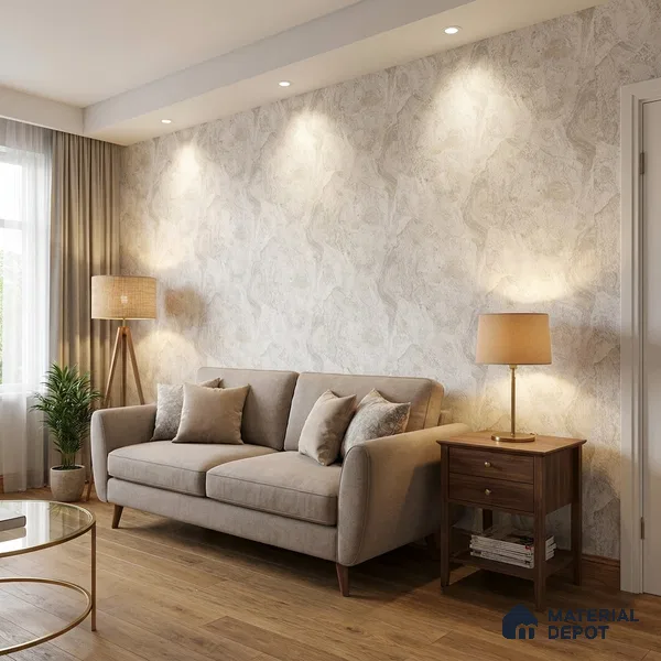 88388-2 | 5 Meter x 42 Inch PVC Abstract Look Wallpaper - 57 Sq. Ft. | Minimum 15% wastage during installation