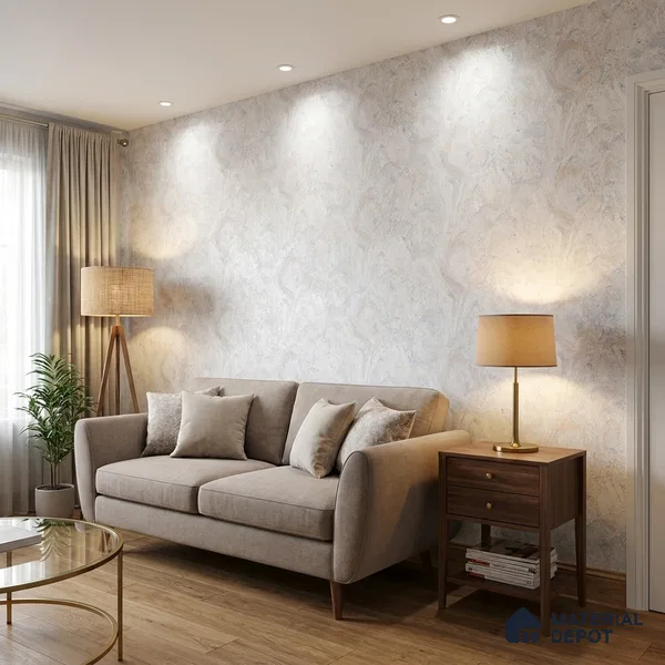 88388-4 | 5 Meter x 42 Inch PVC Abstract Look Wallpaper - 57 Sq. Ft. | Minimum 15% wastage during installation