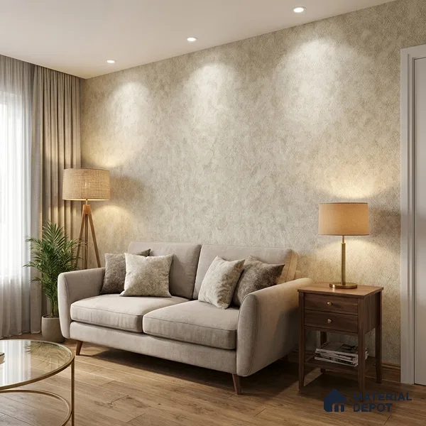 88455-2 | 5 Meter x 42 Inch PVC Patterned Look Wallpaper - 57 Sq. Ft. | Minimum 15% wastage during installation