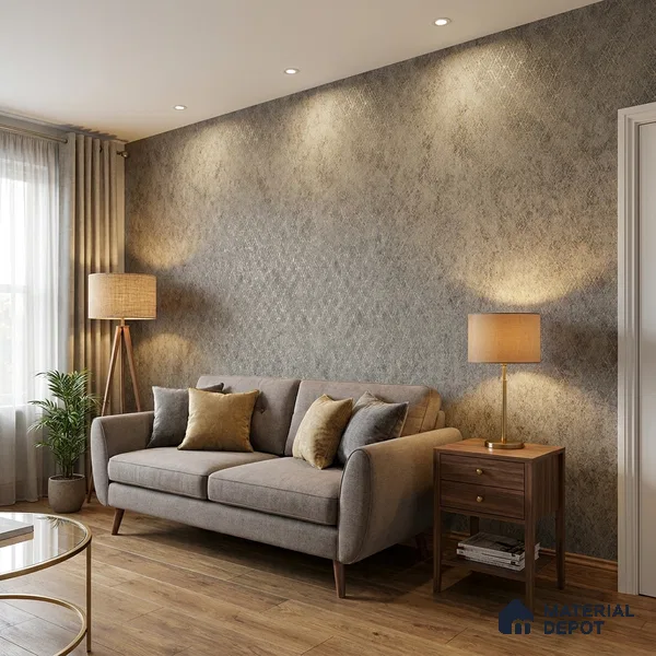 88455-4 | 5 Meter x 42 Inch PVC Patterned Look Wallpaper - 57 Sq. Ft. | Minimum 15% wastage during installation