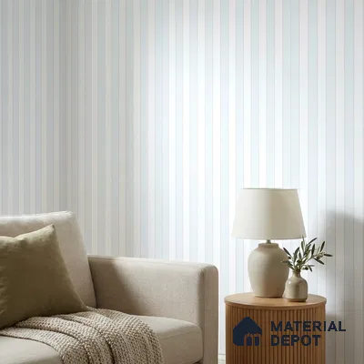 5117-5 | 5 Meter x 42 Inch PVC Stripes Look Wallpaper - 57 Sq. Ft. | Minimum 15% wastage during installation