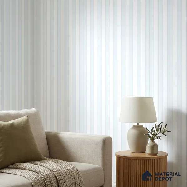 5117-5 | 5 Meter x 42 Inch PVC Stripes Look Wallpaper - 57 Sq. Ft. | Minimum 15% wastage during installation