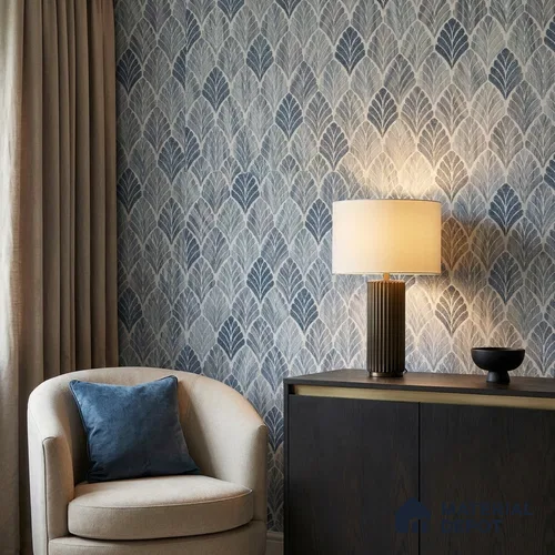 88501-2 | 5 Meter x 42 Inch PVC Patterned Look Wallpaper - 57 Sq. Ft. | Minimum 15% wastage during installation