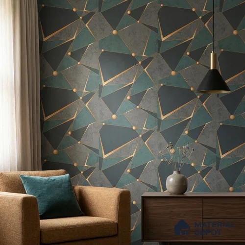 88504-3 | 5 Meter x 42 Inch PVC Abstract Look Wallpaper - 57 Sq. Ft. | Minimum 15% wastage during installation