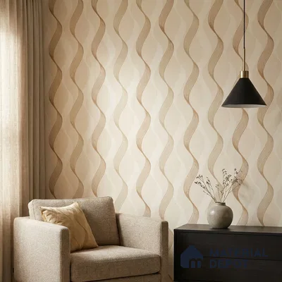 88488-2 | 5 Meter x 42 Inch PVC Patterned Look Wallpaper - 57 Sq. Ft. | Minimum 15% wastage during installation