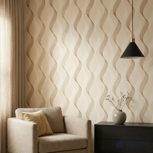 88488-2 | 5 Meter x 42 Inch PVC Patterned Look Wallpaper - 57 Sq. Ft. | Minimum 15% wastage during installation