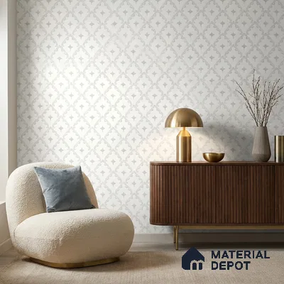 88448-1 | 5 Meter x 42 Inch PVC Patterned Look Wallpaper - 57 Sq. Ft. | Minimum 15% wastage during installation