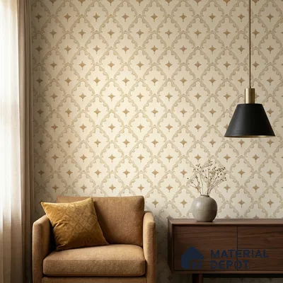 88448-2 | 5 Meter x 42 Inch PVC Patterned Look Wallpaper - 57 Sq. Ft. | Minimum 15% wastage during installation