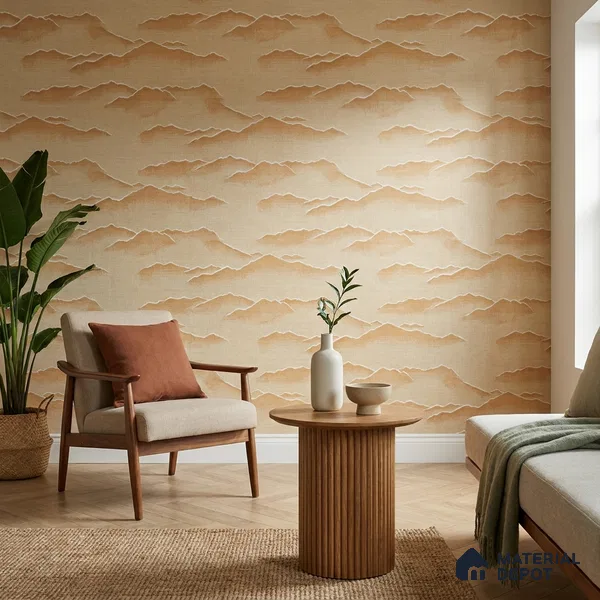 81278-2 | 5 Meter x 42 Inch PVC Patterned Look Wallpaper - 57 Sq. Ft. | Minimum 15% wastage during installation