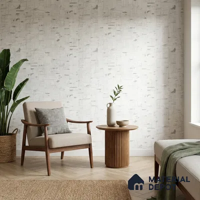 81279-1 | 5 Meter x 42 Inch PVC Patterned Look Wallpaper - 57 Sq. Ft. | Minimum 15% wastage during installation