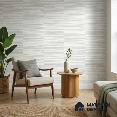 81283-1 | 5 Meter x 42 Inch PVC Patterned Look Wallpaper - 57 Sq. Ft. | Minimum 15% wastage during installation