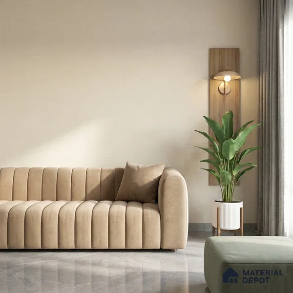 81285-2 | 5 Meter x 42 Inch PVC Plain Look Wallpaper - 57 Sq. Ft. | Minimum 10% wastage during installation