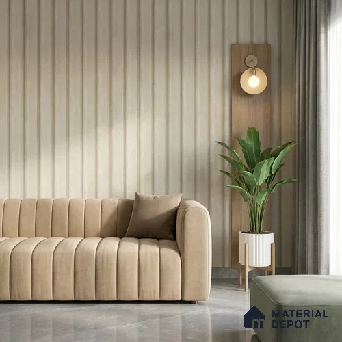 81286-2 | 5 Meter x 42 Inch PVC Patterned Look Wallpaper - 57 Sq. Ft. | Minimum 15% wastage during installation