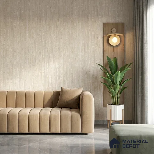 81287-2 | 5 Meter x 42 Inch PVC Texture Look Wallpaper - 57 Sq. Ft. | Minimum 15% wastage during installation