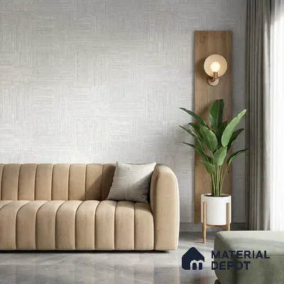 81288-1 | 5 Meter x 42 Inch PVC Texture Look Wallpaper - 57 Sq. Ft. | Minimum 15% wastage during installation
