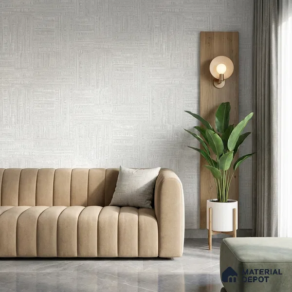 81288-1 | 5 Meter x 42 Inch PVC Texture Look Wallpaper - 57 Sq. Ft. | Minimum 15% wastage during installation
