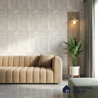 81289-1 | 5 Meter x 42 Inch PVC Patterned Look Wallpaper - 57 Sq. Ft. | Minimum 15% wastage during installation