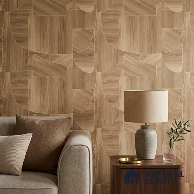 81289-3 | 5 Meter x 42 Inch PVC Patterned Look Wallpaper - 57 Sq. Ft. | Minimum 15% wastage during installation
