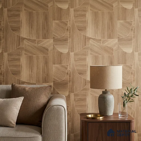 81289-3 | 5 Meter x 42 Inch PVC Patterned Look Wallpaper - 57 Sq. Ft. | Minimum 15% wastage during installation