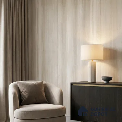81291-2 | White Brushed Streaks PVC Textured Wallpaper - 5 Meter x 42 Inch, 57 Sq. Ft. (Min. 15% Wastage)