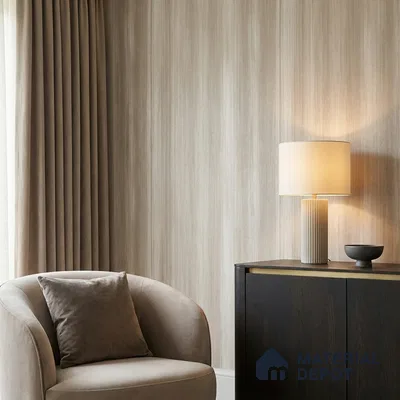 81291-3 | Grey Brushed Streaks PVC Textured Wallpaper - 5 Meter x 42 Inch, 57 Sq. Ft. (Min. 15% Wastage)