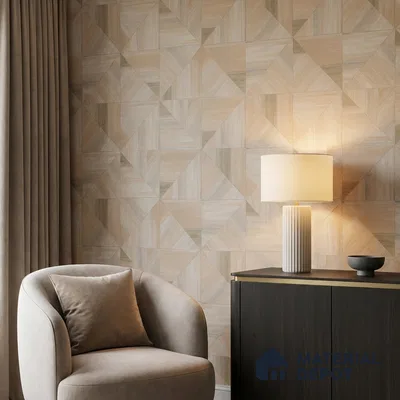 81293-3 | 5 Meter x 42 Inch PVC Geometric Look Wallpaper - 57 Sq. Ft. | Minimum 15% wastage during installation