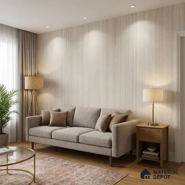 81294-2 | 5 Meter x 42 Inch PVC Patterned Look Wallpaper - 57 Sq. Ft. | Minimum 15% wastage during installation