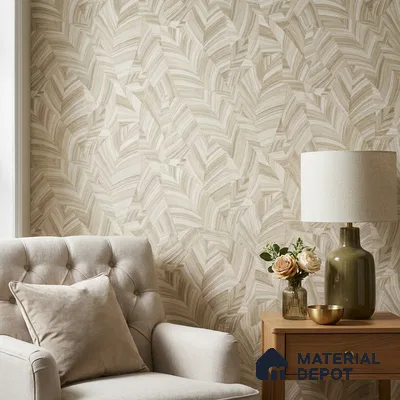 81296-1 | 5 Meter x 42 Inch PVC Patterned Look Wallpaper - 57 Sq. Ft. | Minimum 15% wastage during installation