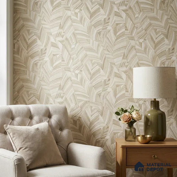 81296-1 | 5 Meter x 42 Inch PVC Patterned Look Wallpaper - 57 Sq. Ft. | Minimum 15% wastage during installation