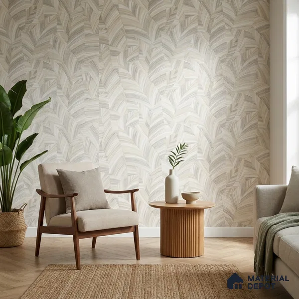 81296-2 | 5 Meter x 42 Inch PVC Patterned Look Wallpaper - 57 Sq. Ft. | Minimum 15% wastage during installation