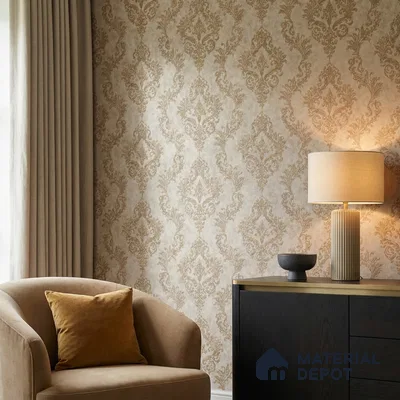 74022-3 | 5 Meter x 42 Inch PVC Patterned Look Wallpaper - 57 Sq. Ft. | Minimum 15% wastage during installation