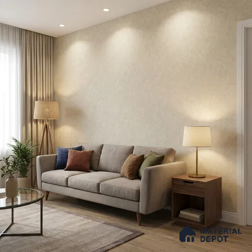 74023-2 | 5 Meter x 42 Inch PVC Texture Look Wallpaper - 57 Sq. Ft. | Minimum 15% wastage during installation