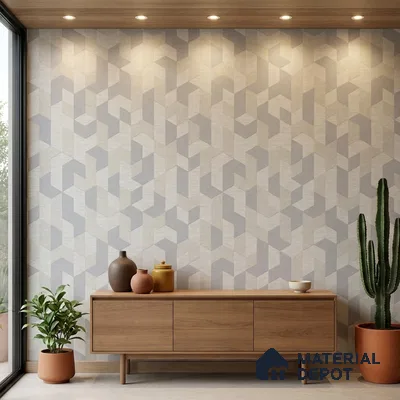 74027-1 | 5 Meter x 42 Inch PVC Patterned Look Wallpaper - 57 Sq. Ft. | Minimum 15% wastage during installation