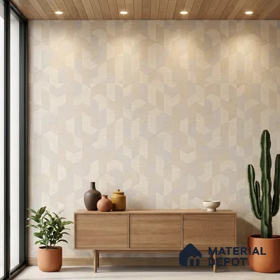 74027-2 | 5 Meter x 42 Inch PVC Patterned Look Wallpaper - 57 Sq. Ft. | Minimum 15% wastage during installation