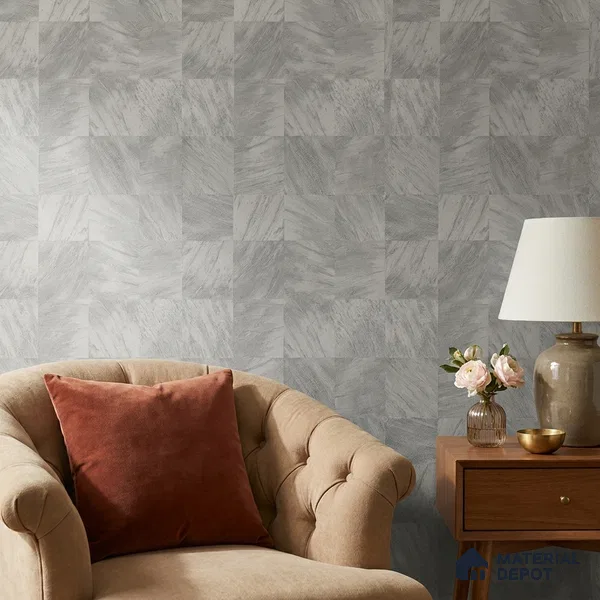 74020-2 | 5 Meter x 42 Inch PVC Texture Look Wallpaper - 57 Sq. Ft. | Minimum 15% wastage during installation