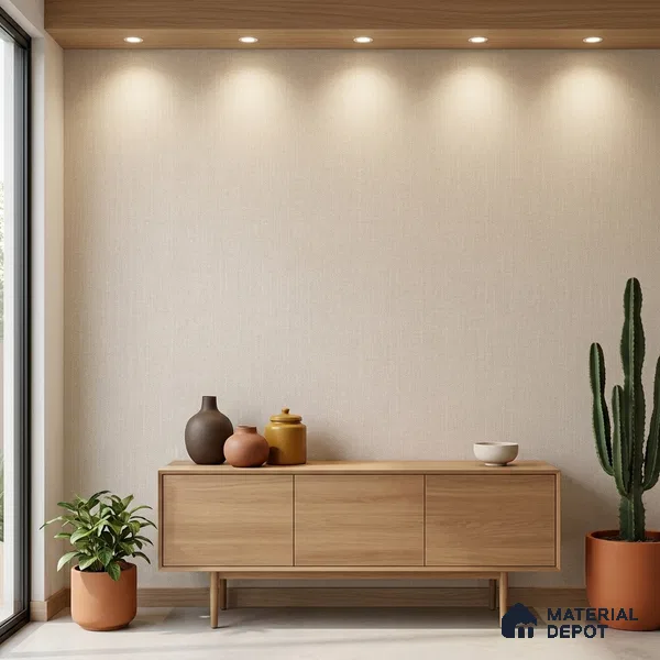 74025-4 | 5 Meter x 42 Inch PVC Plain Look Wallpaper - 57 Sq. Ft. | Minimum 10% wastage during installation