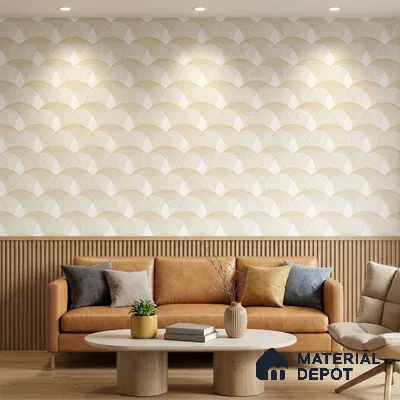 TC 703 | 5 Meter x 42 Inch  Patterned Look Wallpaper - 57 Sq. Ft.