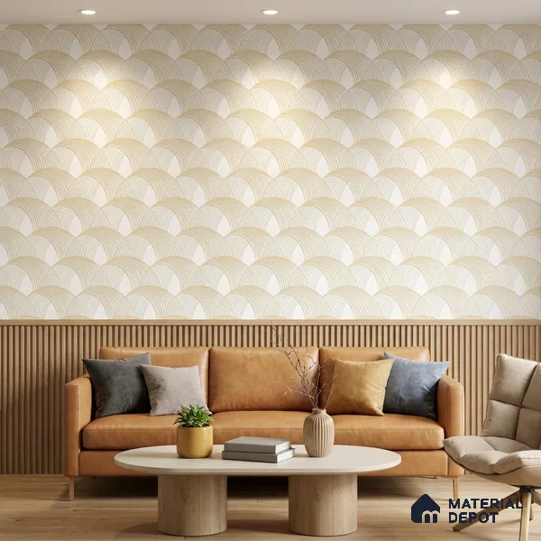 TC 703 | 5 Meter x 42 Inch  Patterned Look Wallpaper - 57 Sq. Ft.