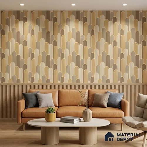TC 704 | 5 Meter x 42 Inch  Patterned Look Wallpaper - 57 Sq. Ft.